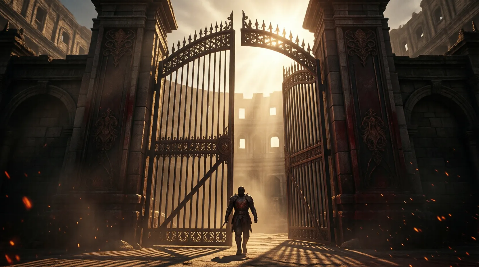 The gates open, concept art